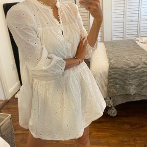 Zara white dress - Worn once!